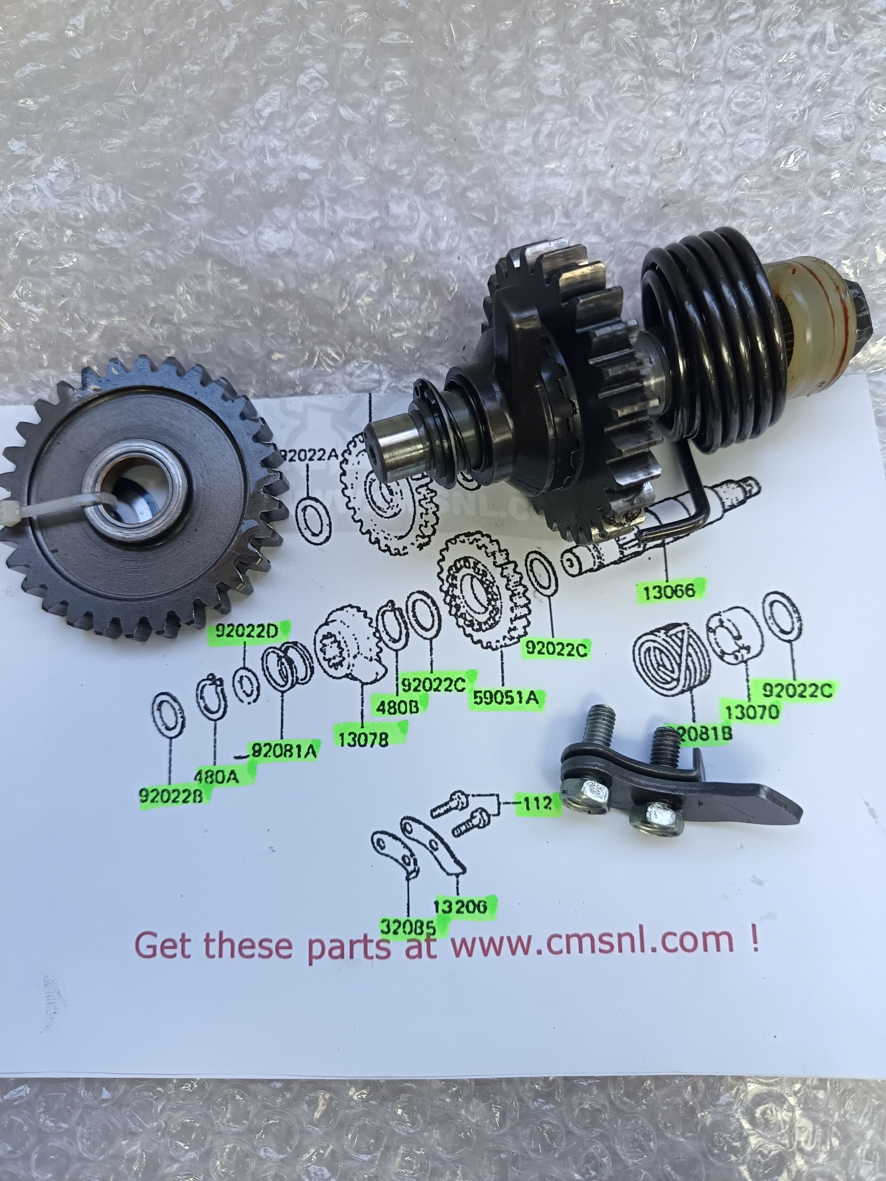85 KDX200 Kickstart Assy